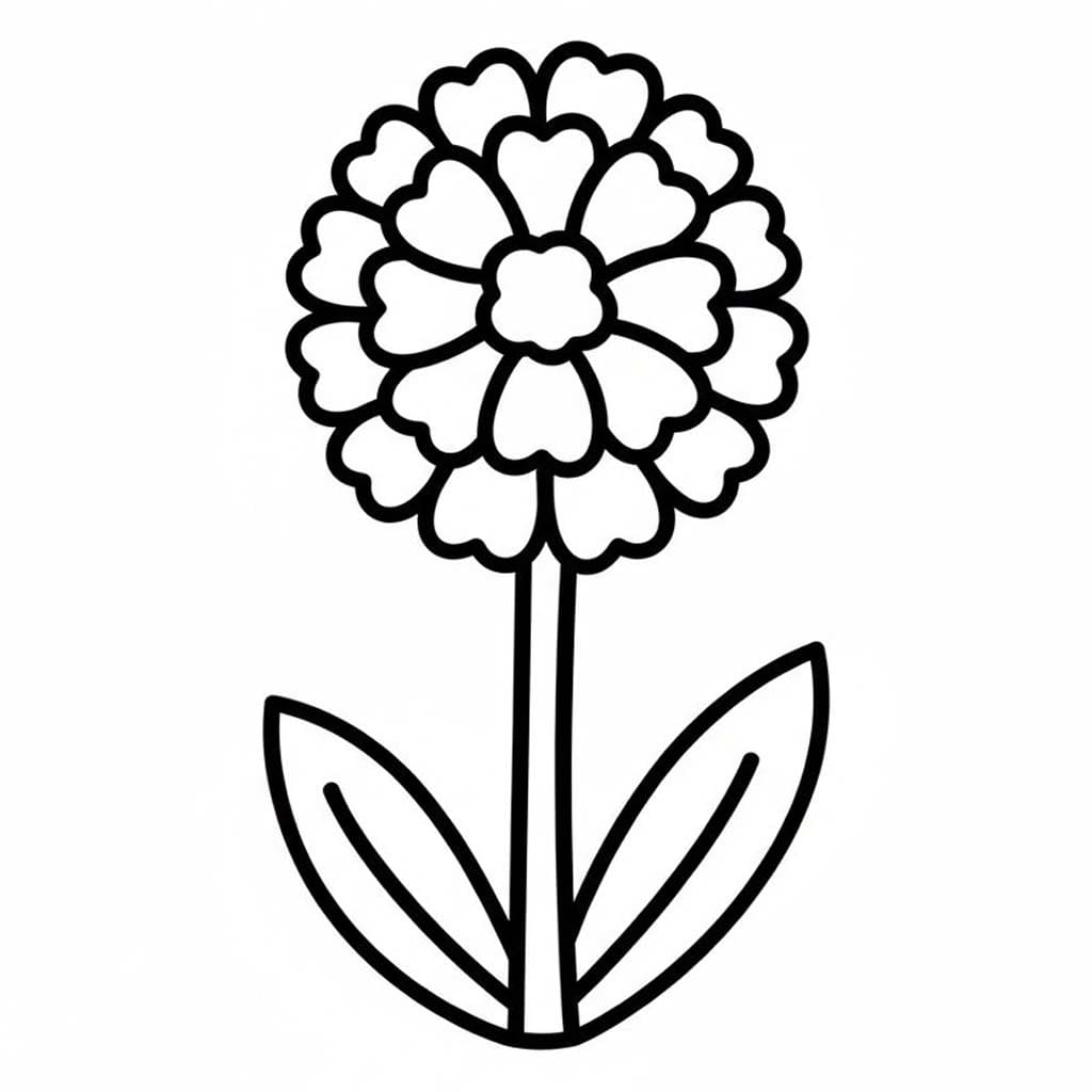 Nakreslete Hyacint k vytisknutí zdarma omalovánka