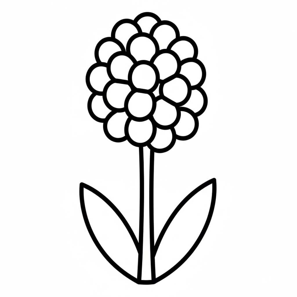 Nakreslete Hyacint k vytisknutí omalovánka