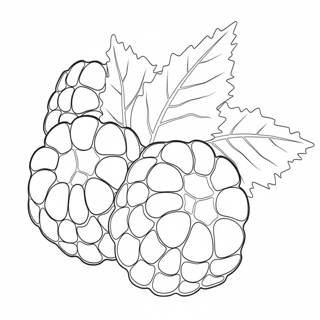 Nakreslete Malina omalovánka