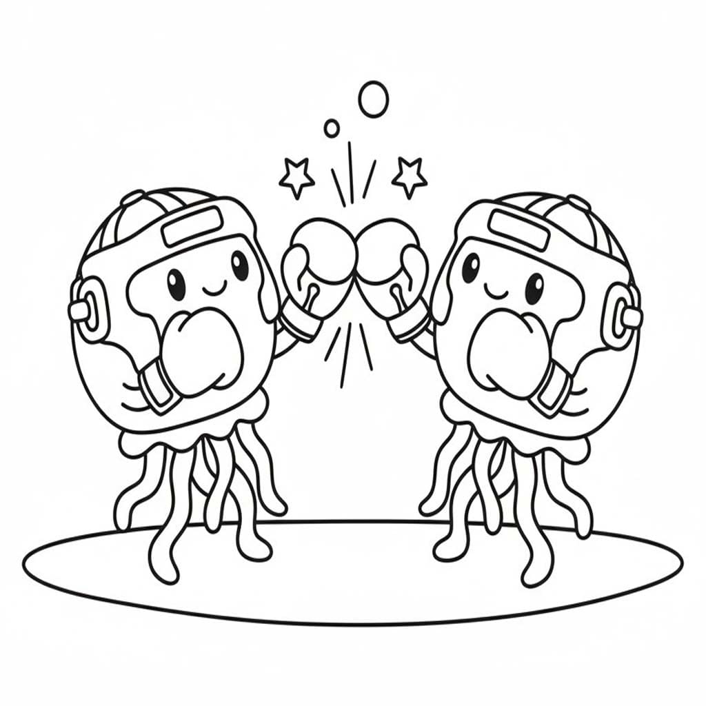 Nakreslete Medúza pro děti omalovánka