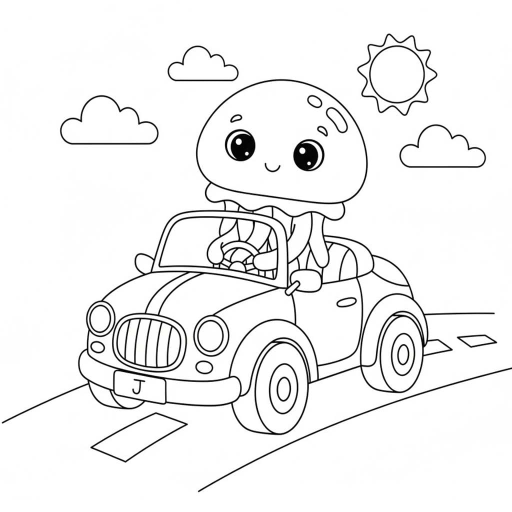 Nakreslete Medúza snadný omalovánka