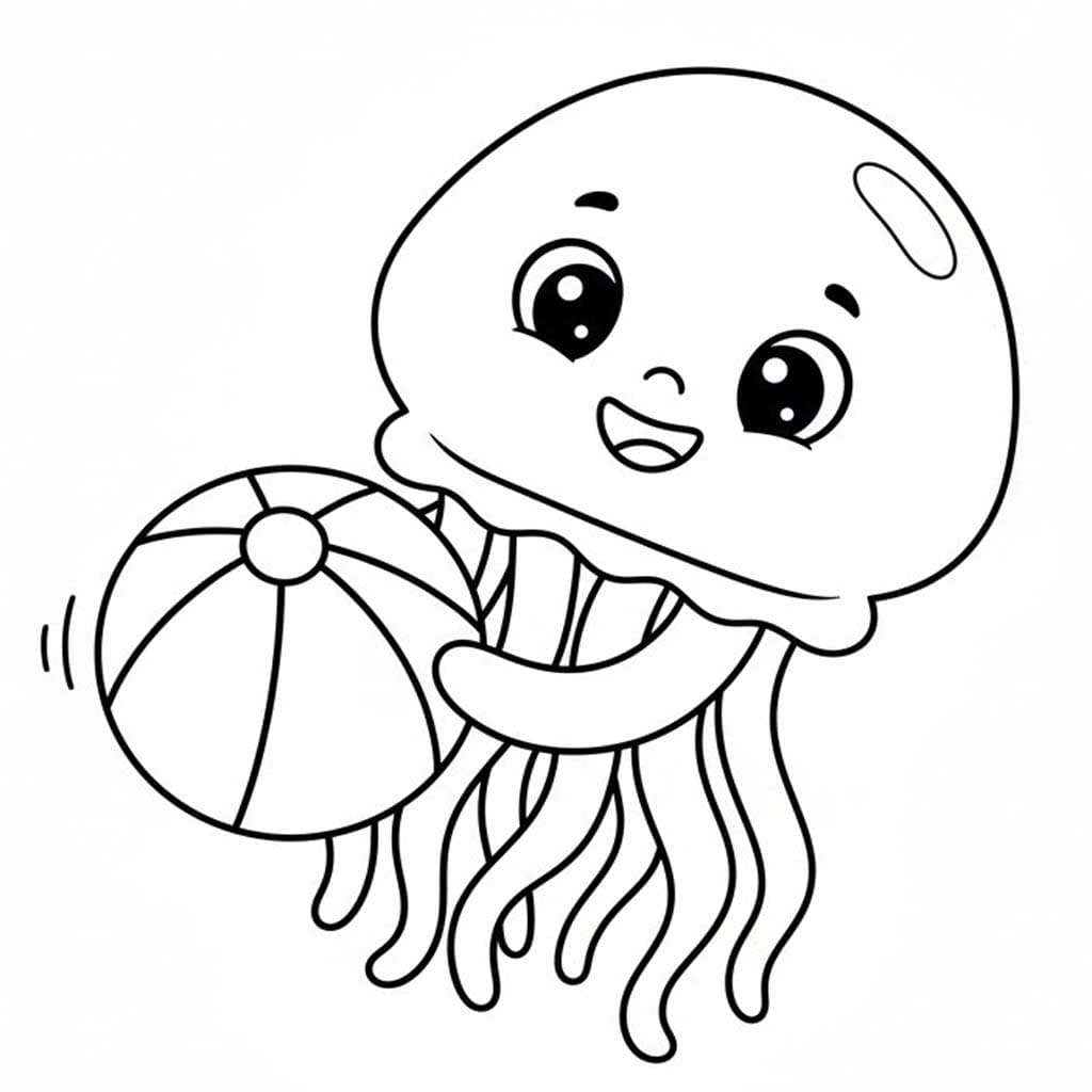 Nakreslete Medúza základní omalovánka