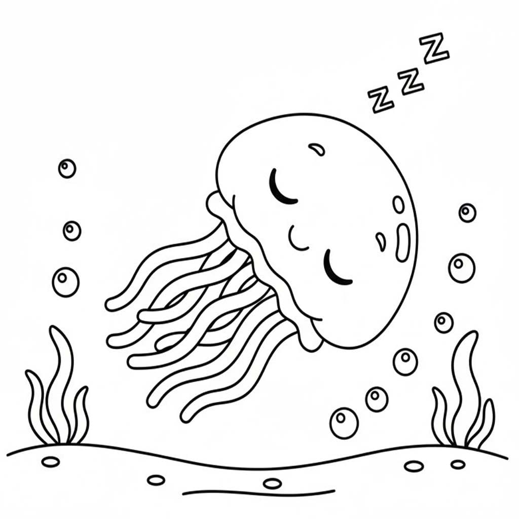 Nakreslete Medúza zdarma omalovánka