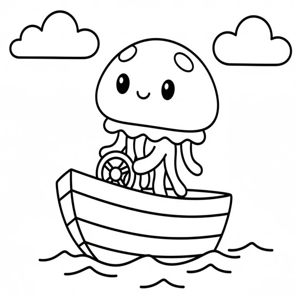 Nakreslete Medúza omalovánka