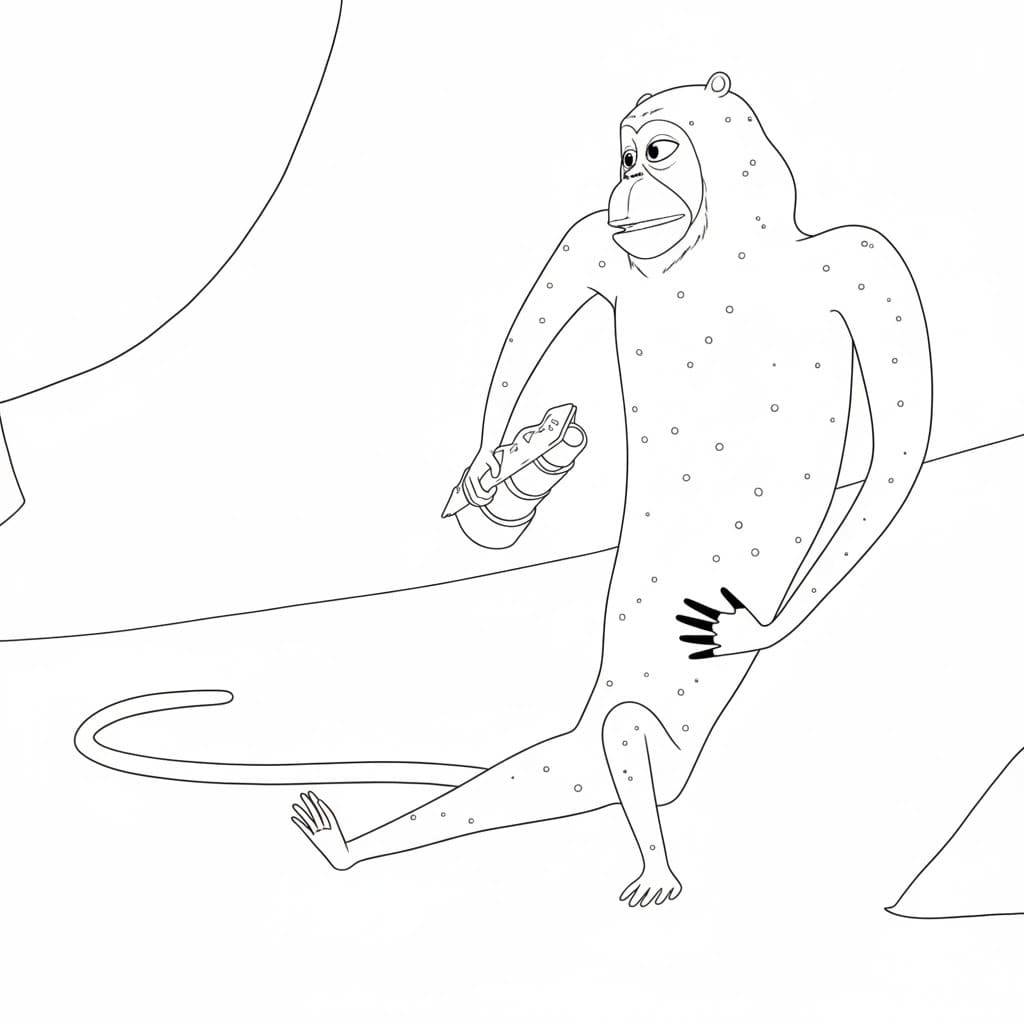 Nakreslete Mia a Já k vytisknutí zdarma omalovánka