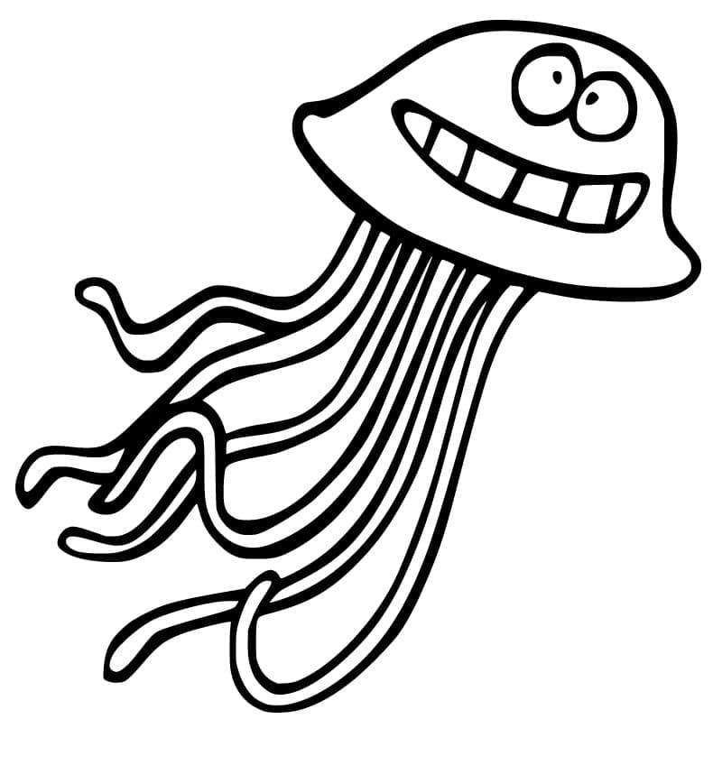 Obraz Medúza zdarma omalovánka