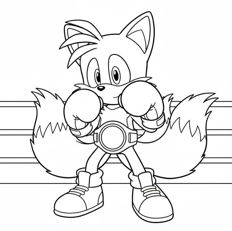 Tails omalovánky
