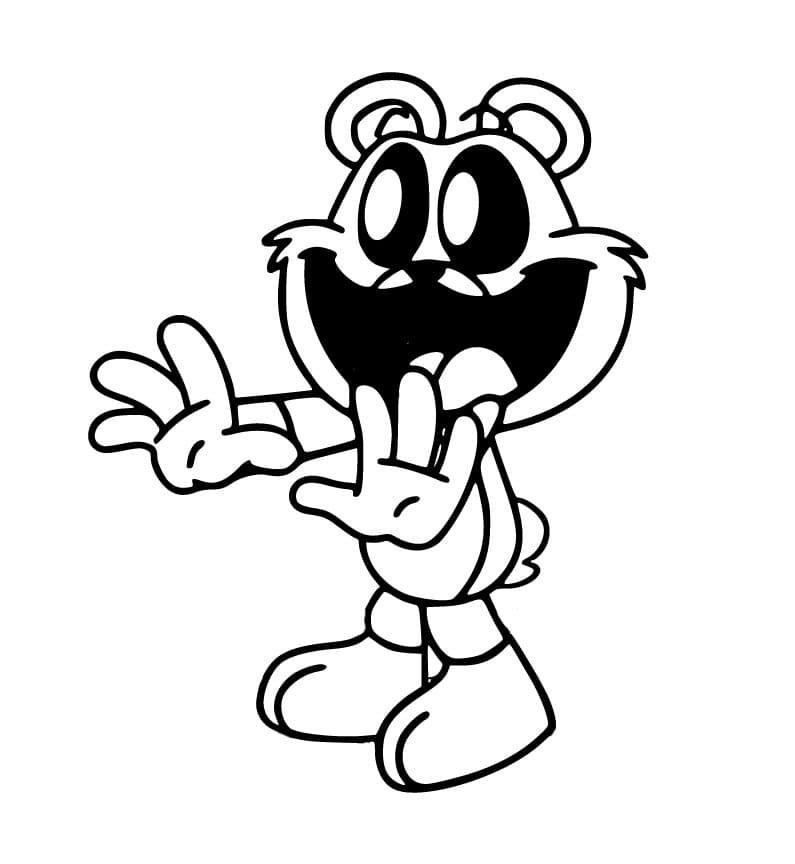 Bobby BearHug k vytisknutí zdarma omalovánka