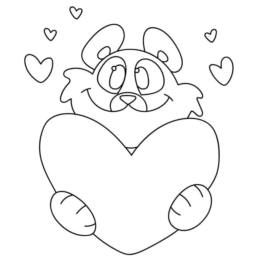 Bobby BearHug pro děti omalovánka