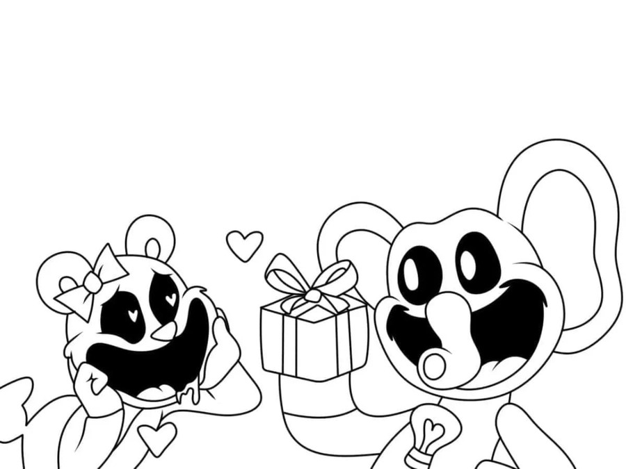 Bubba Bubbaphant zdarma omalovánka