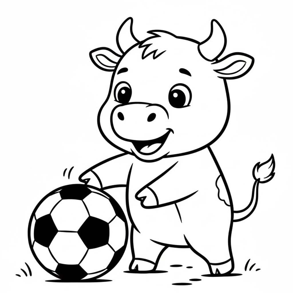 Býci k vytisknutí zdarma omalovánka