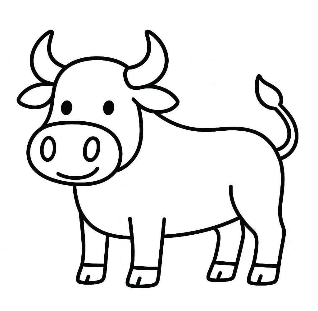 Býci tisknutelné omalovánka