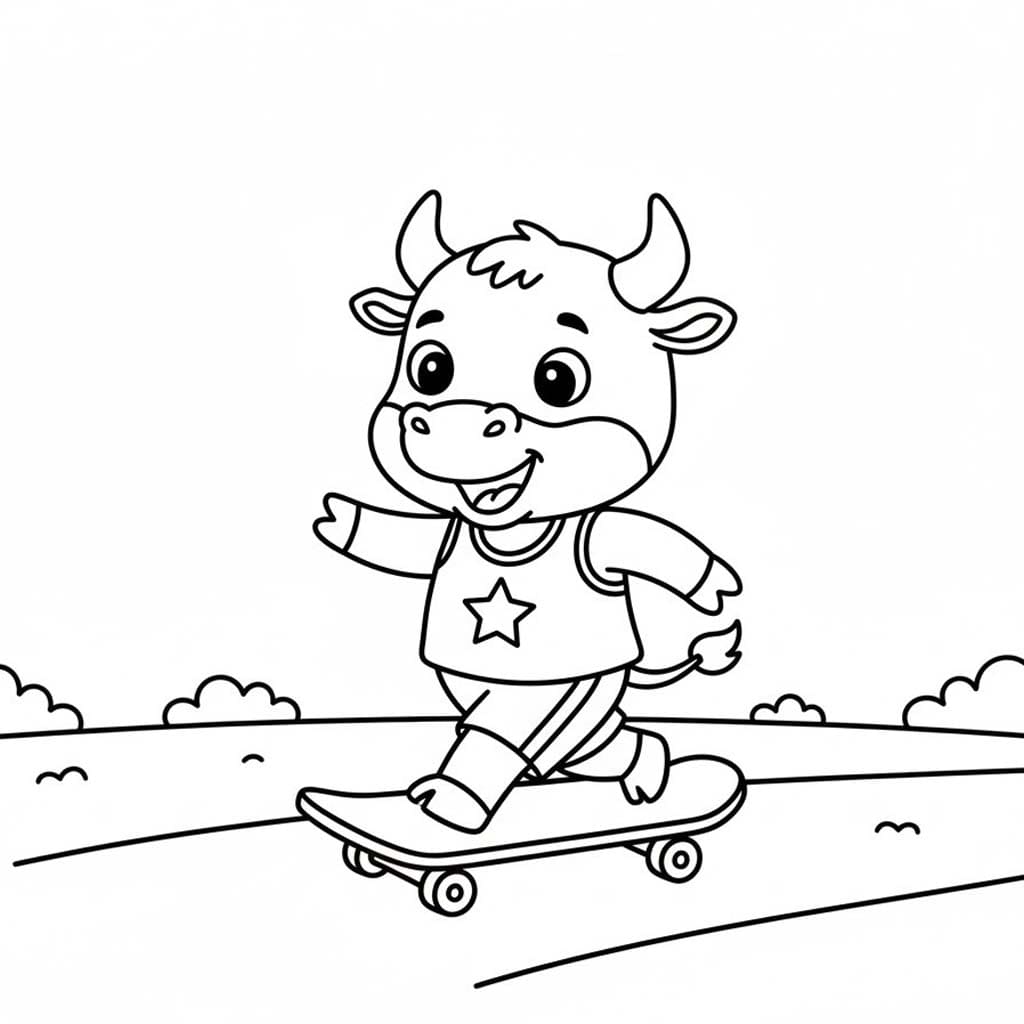 Býci zdarma omalovánka