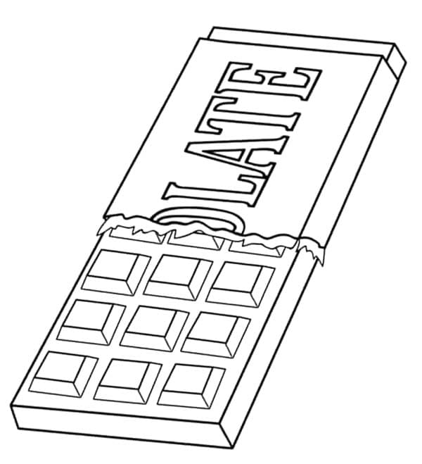 Čokoláda zdarma pro děti omalovánka