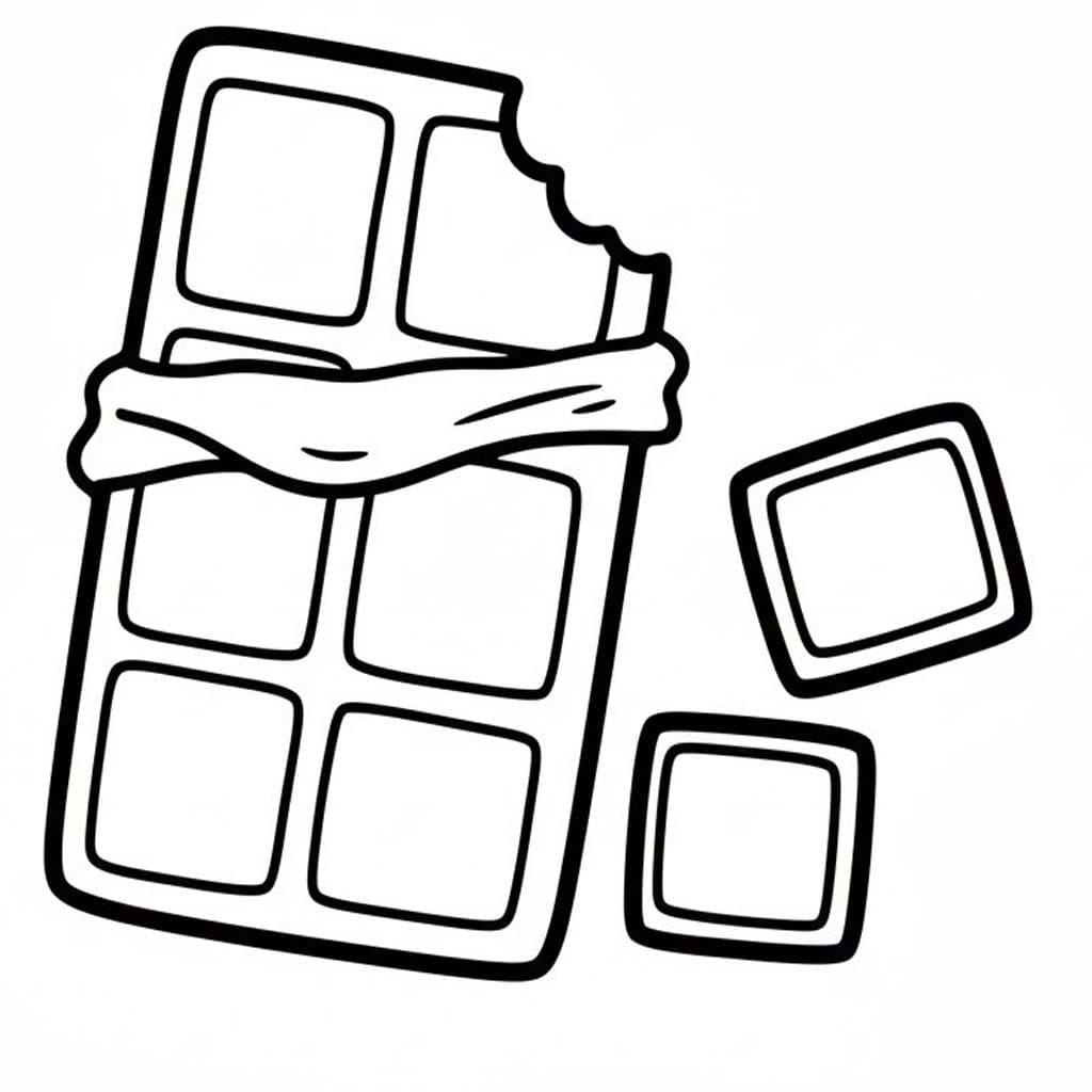 Čokoláda zdarma základní omalovánka