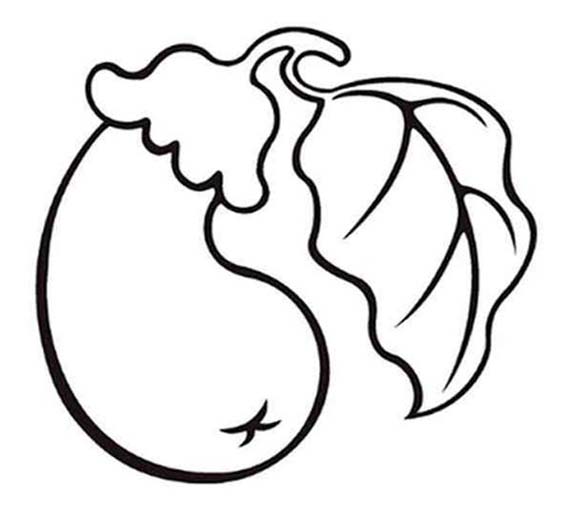 Lilek tisknutelné pro děti omalovánka