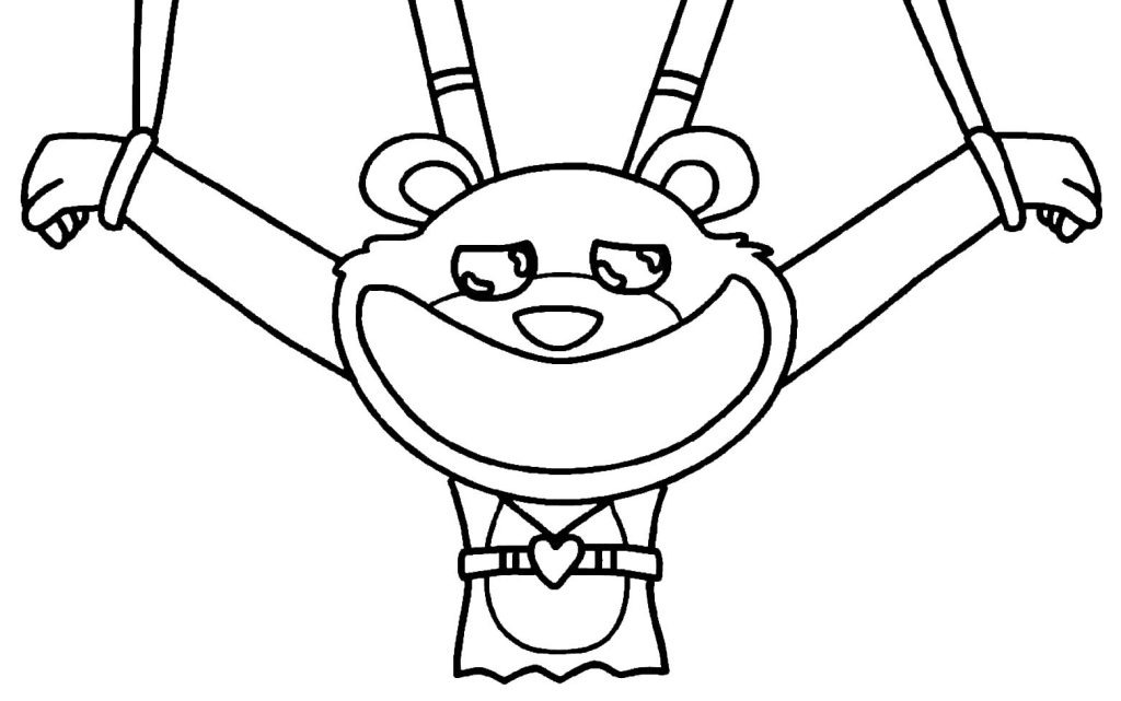 Nakreslete Bobby BearHug k vytisknutí omalovánka