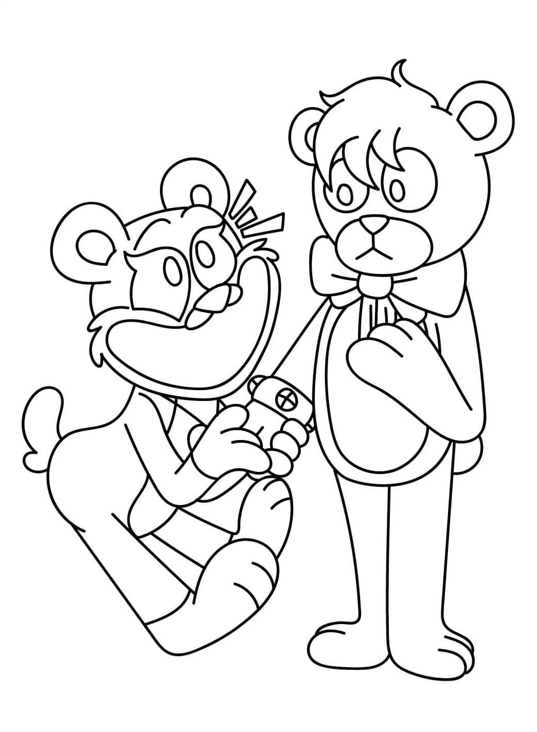 Nakreslete Bobby BearHug základní omalovánka