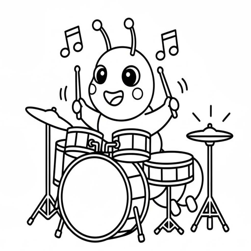 Nakreslete Housenka zdarma snadný omalovánka