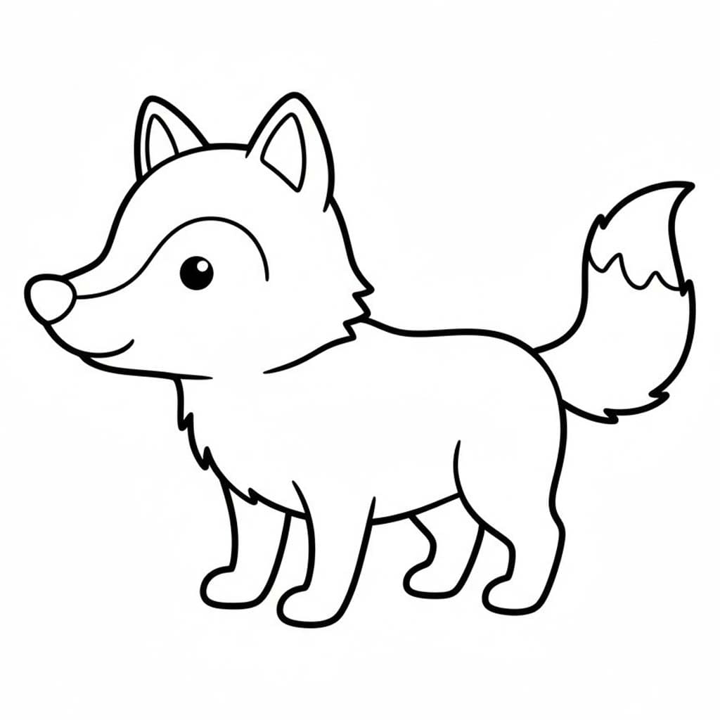 Nakreslete Kojot snadný omalovánka