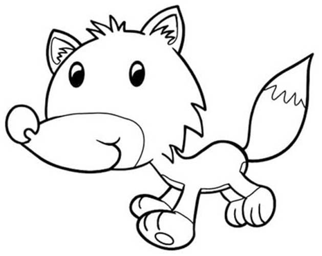 Nakreslete Kojot tisknutelné omalovánka