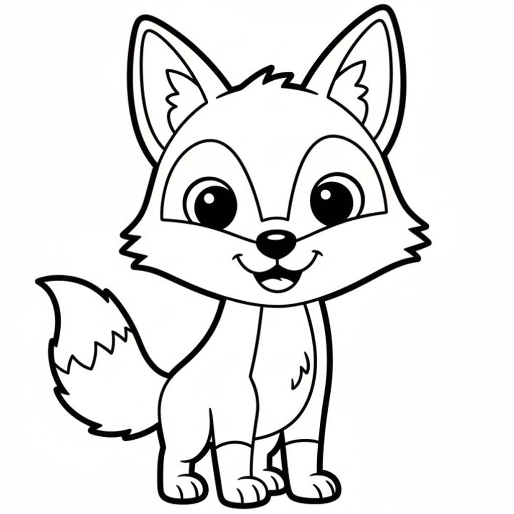 Nakreslete Kojot zdarma omalovánka