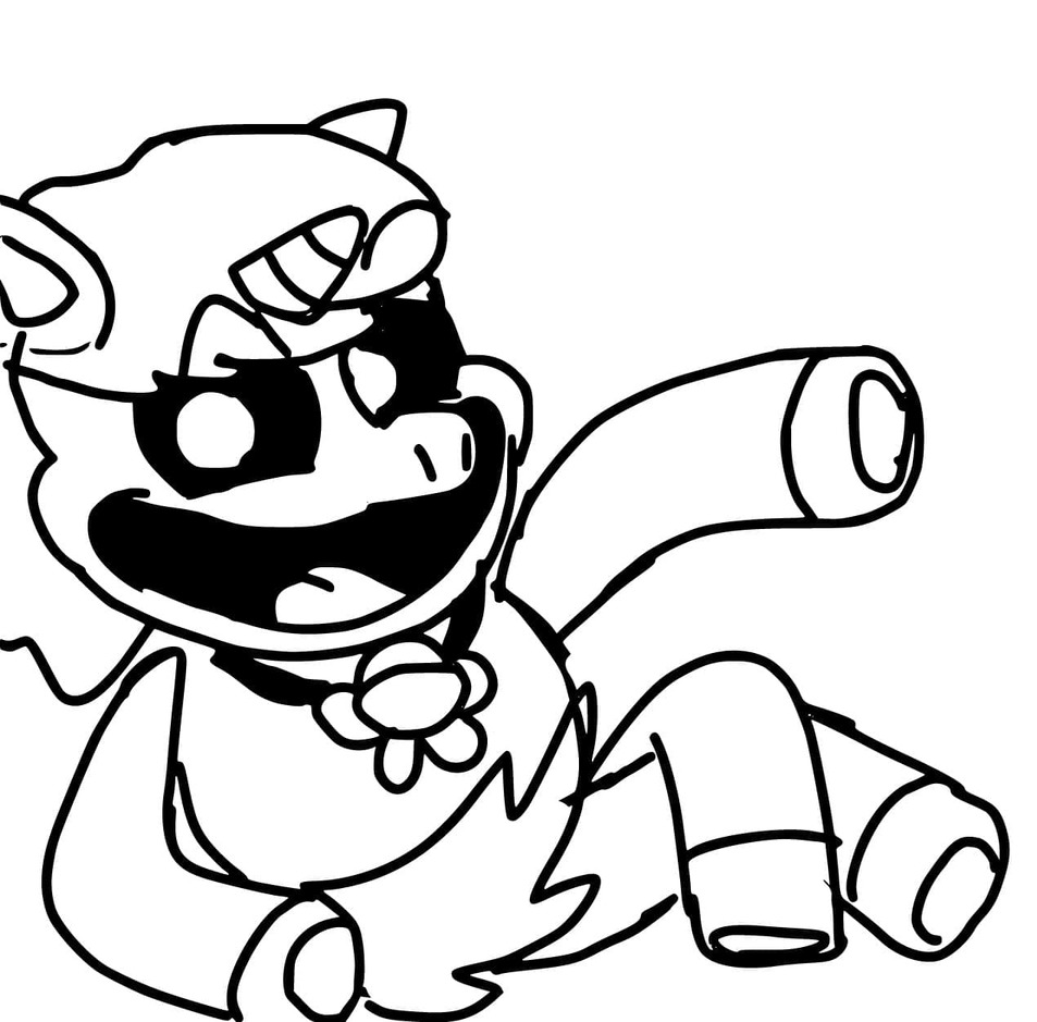 CraftyCorn k vytisknutí zdarma omalovánka