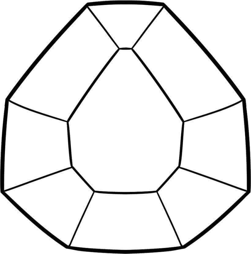 Diamant tisknutelné omalovánka