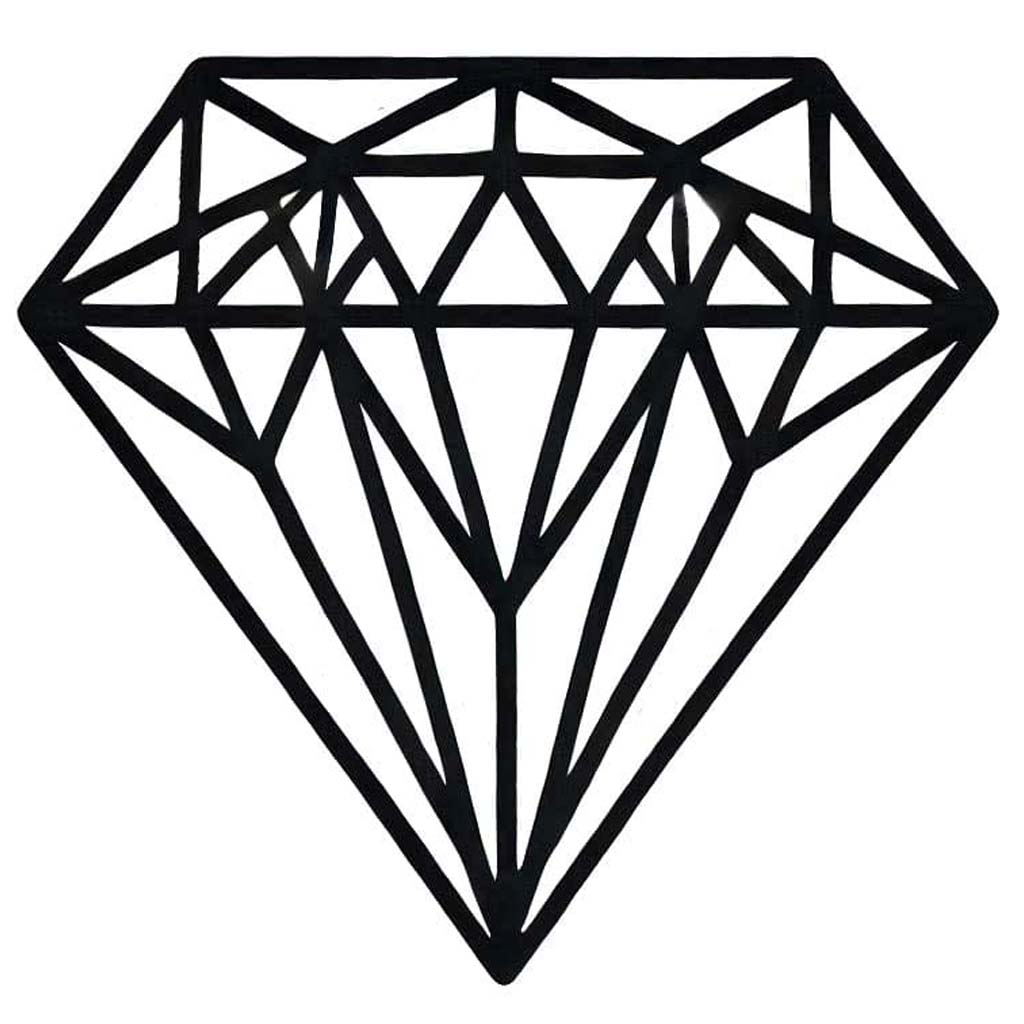 Diamant zdarma snadný omalovánka