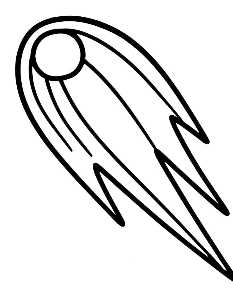 Kometa zdarma základní omalovánka