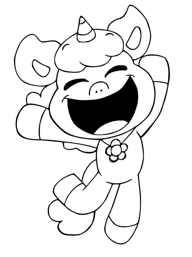 Nakreslete CraftyCorn k vytisknutí zdarma omalovánka