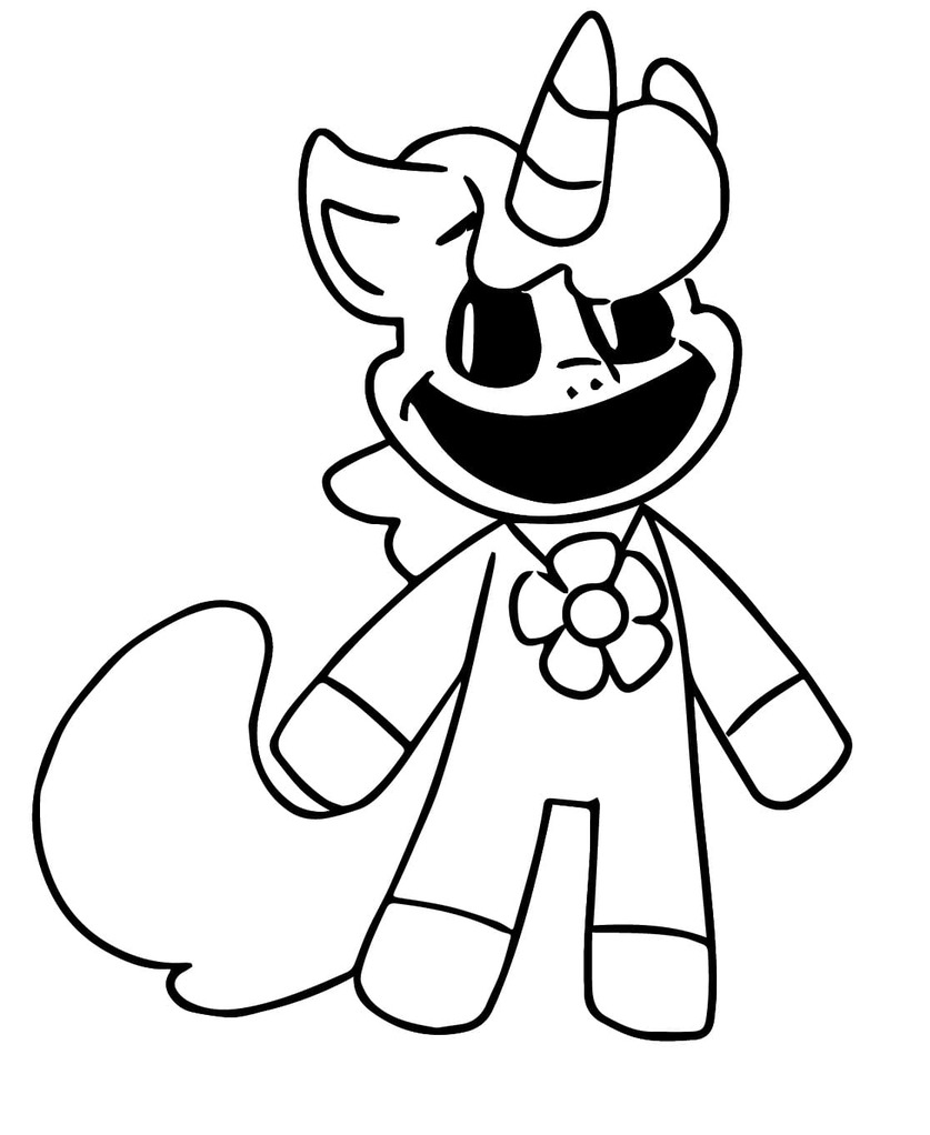 Nakreslete CraftyCorn zdarma snadný omalovánka