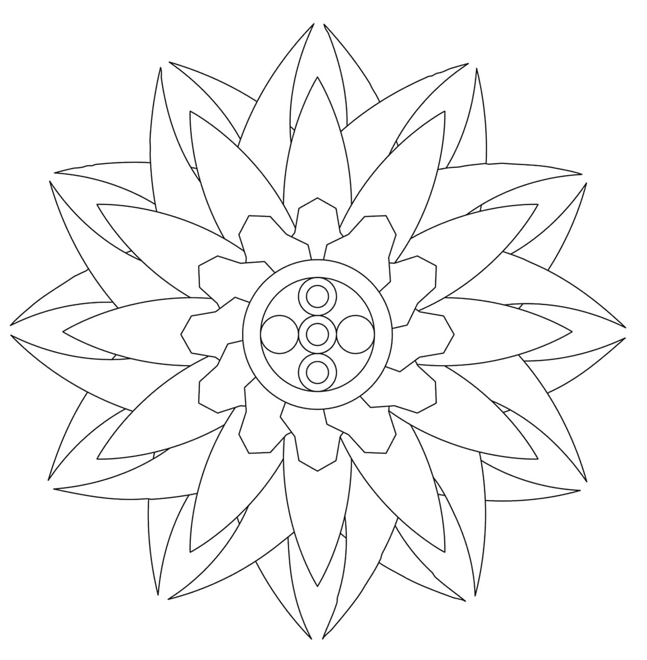 Nakreslete Diamant prostý omalovánka