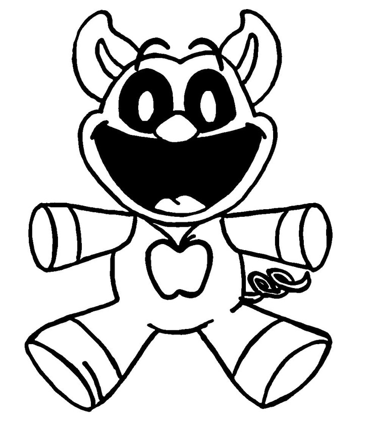 Nakreslete PickyPiggy k vytisknutí zdarma omalovánka