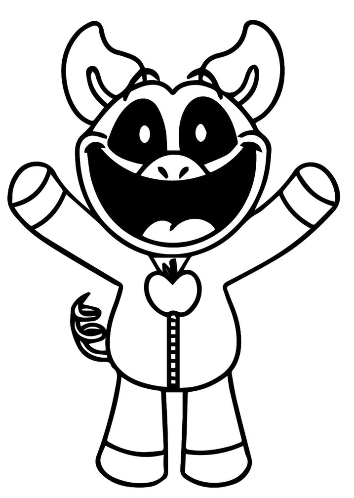 Nakreslete PickyPiggy prostý tisknutelné omalovánka