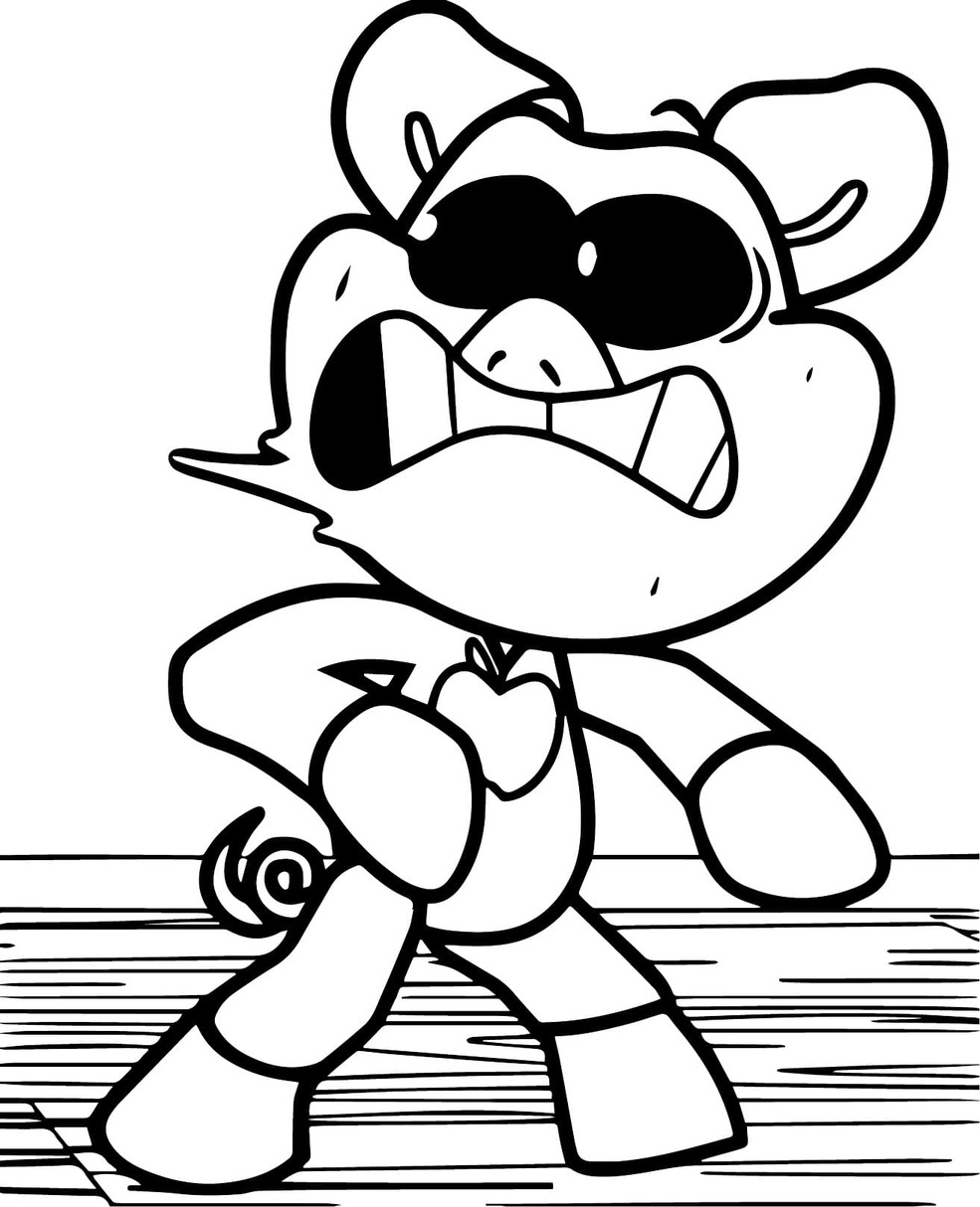 Nakreslete PickyPiggy snadný omalovánka