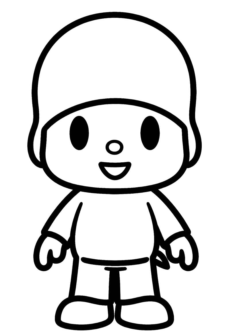 Nakreslete Pocoyo snadný omalovánka