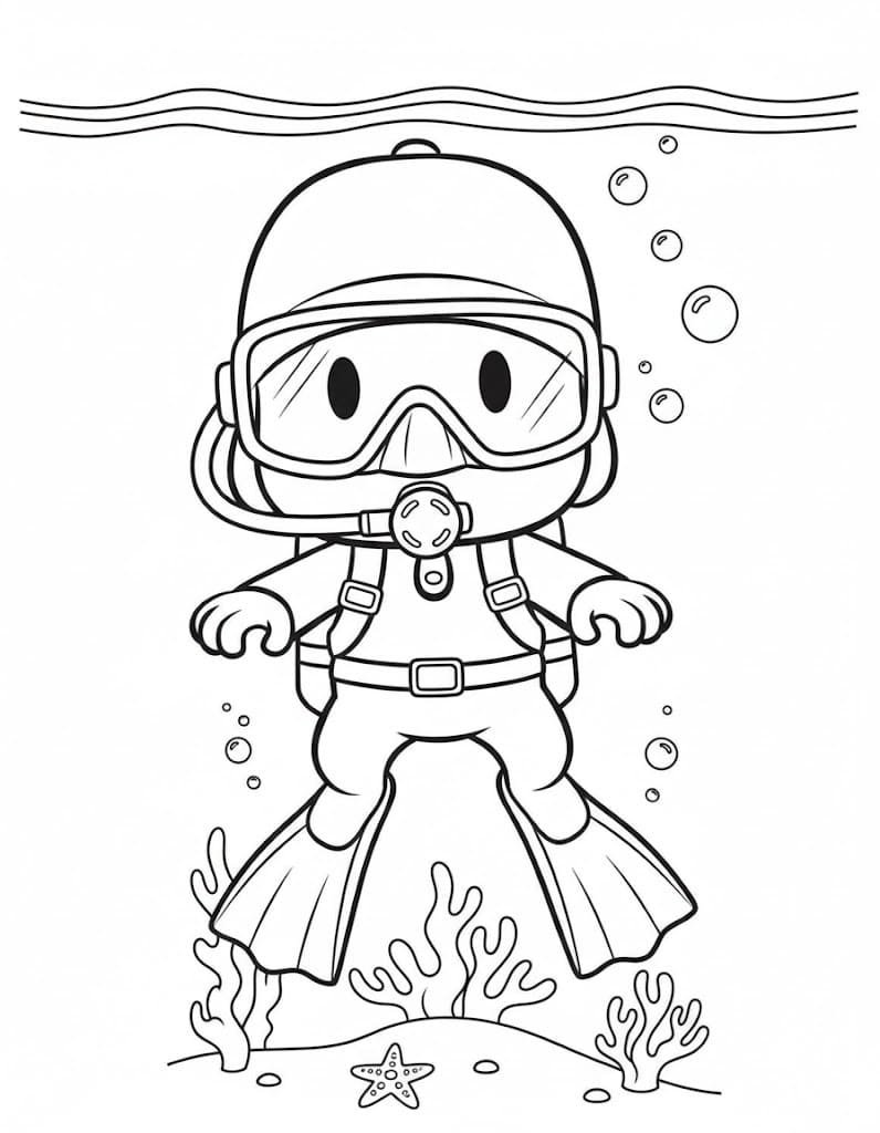 Nakreslete Pocoyo tisknutelné omalovánka