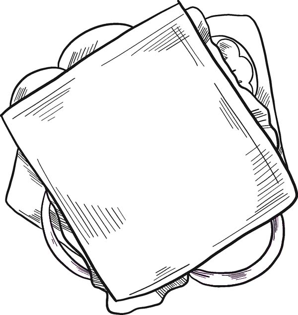 Nakreslete Sendvič zdarma pro děti omalovánka