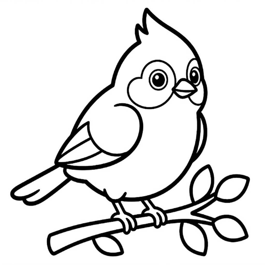 Nakreslete Sýkora prostý omalovánka