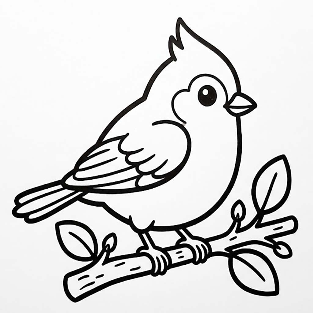 Nakreslete Sýkora snadný omalovánka