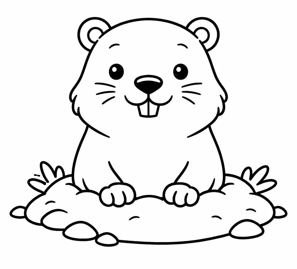 Nakreslete Sysel zdarma omalovánka