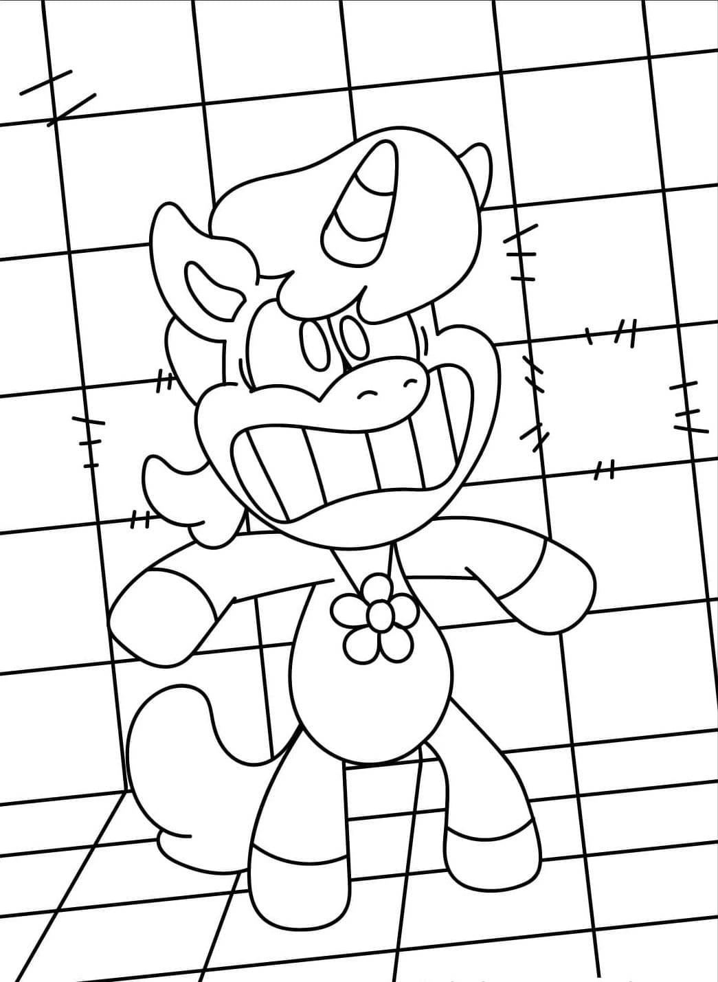 Obraz CraftyCorn tisknutelné omalovánka