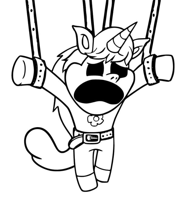 Obraz CraftyCorn zdarma tisknutelné omalovánka