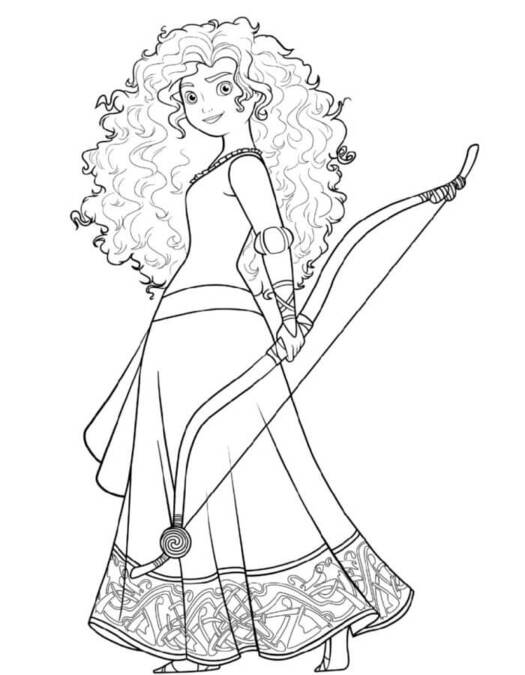 Rebelka k vytisknutí omalovánka