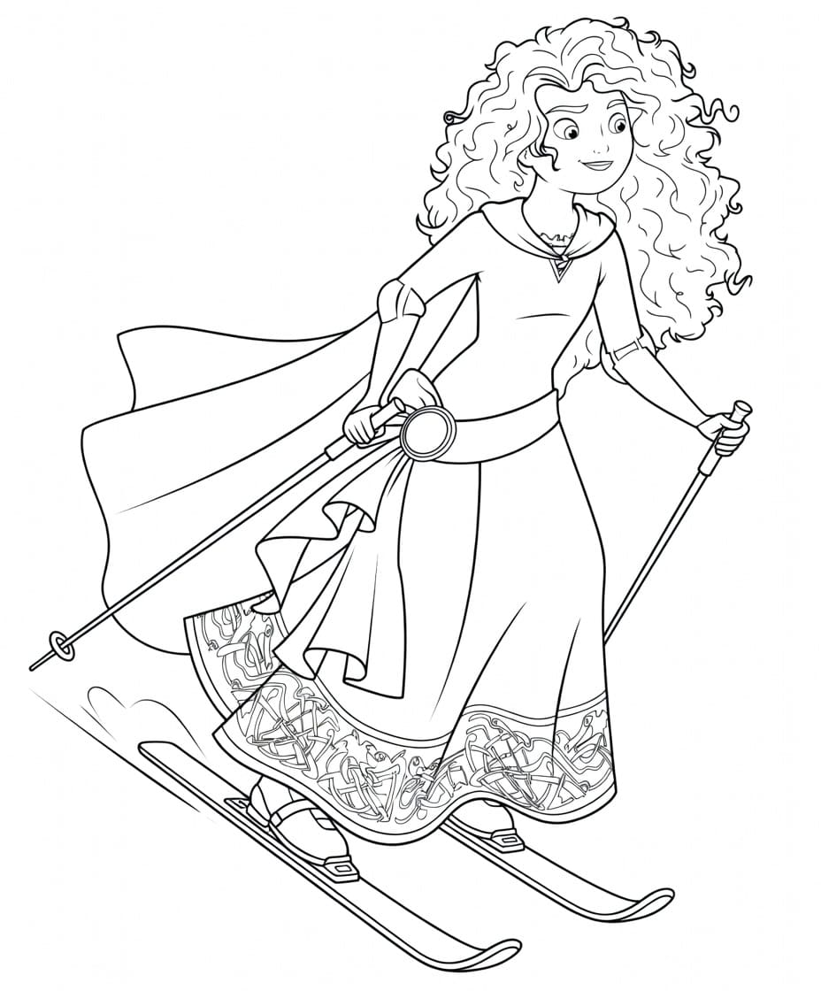 Rebelka snadný tisknutelné omalovánka