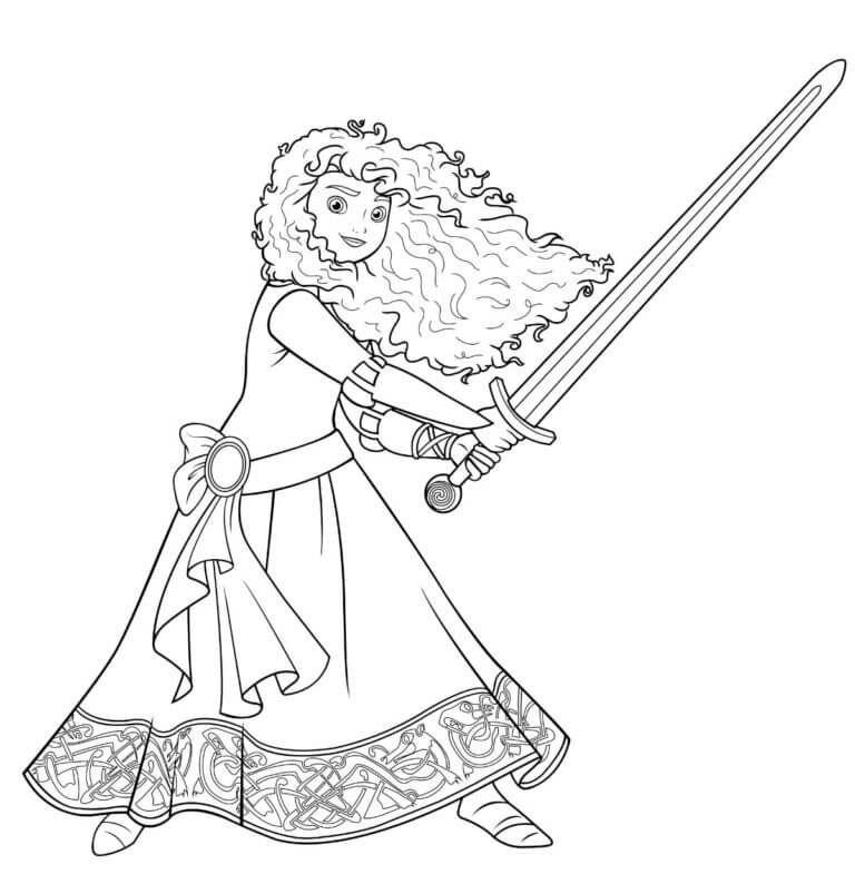 Rebelka zdarma základní tisknutelné omalovánka