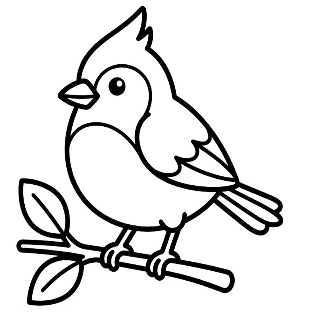 Sýkora k vytisknutí omalovánka