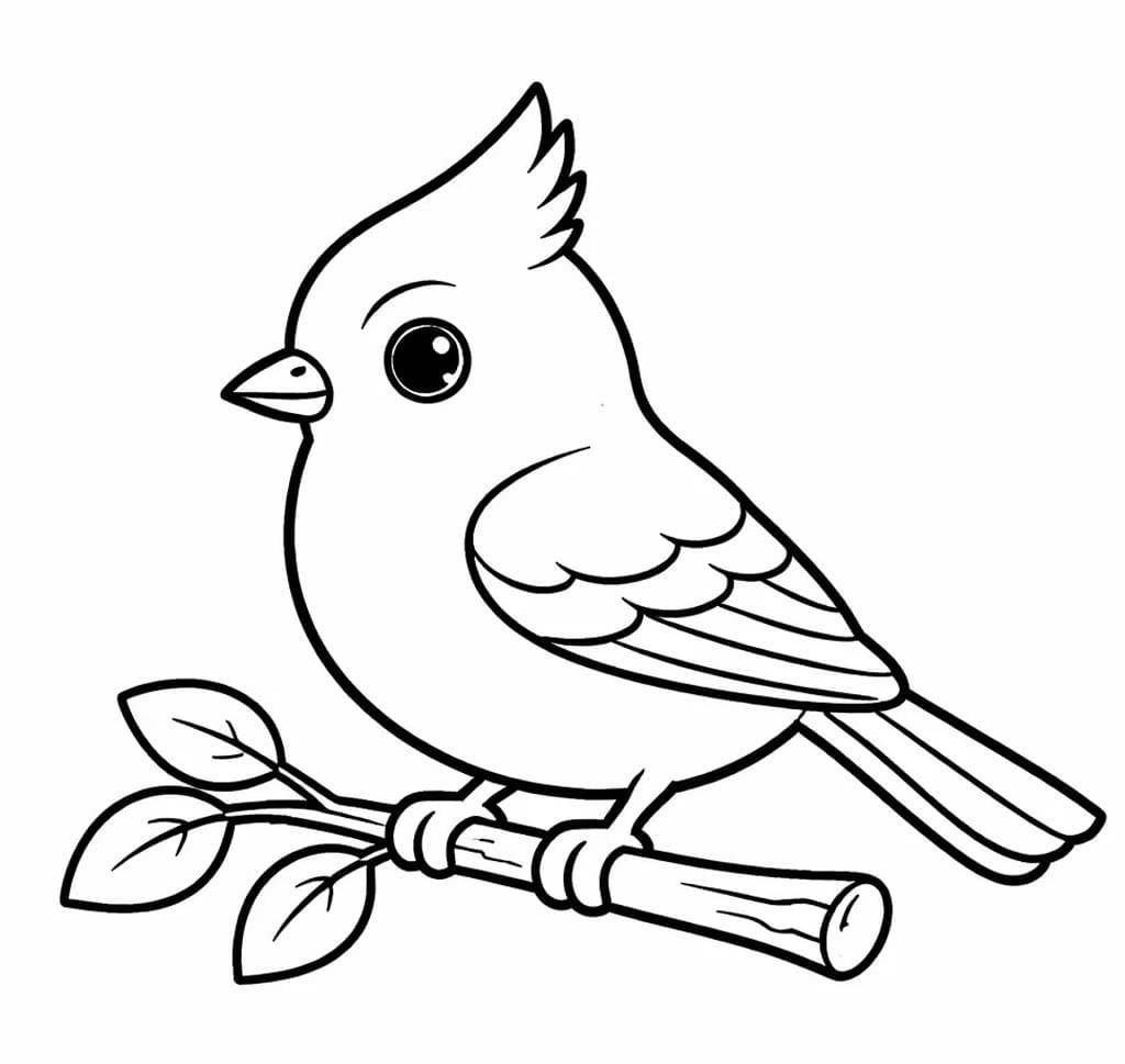 Sýkora zdarma prostý omalovánka