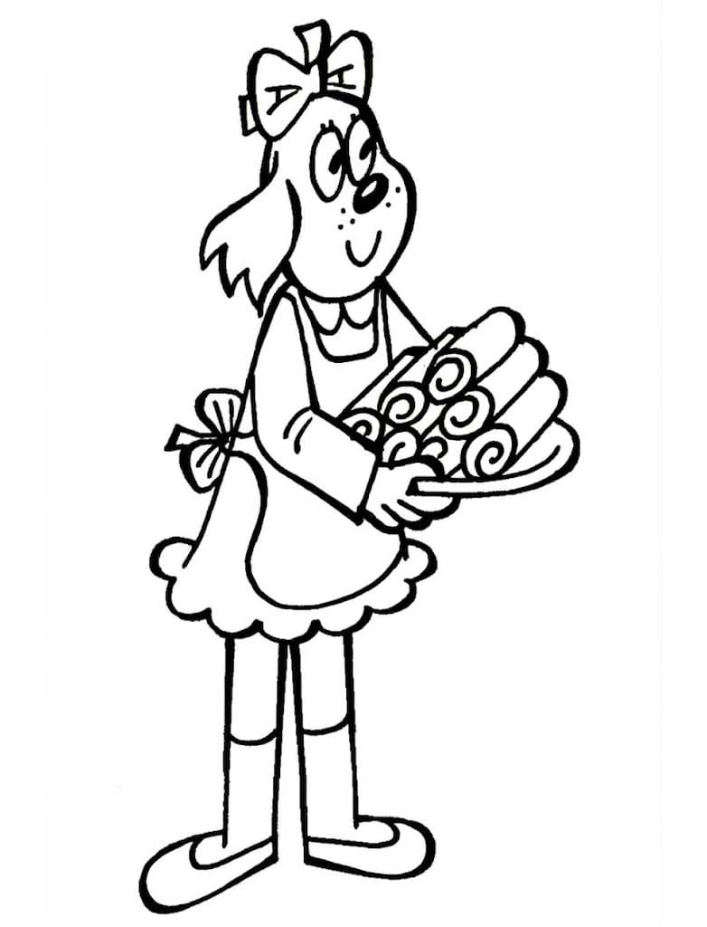 Fifinka pro děti omalovánka